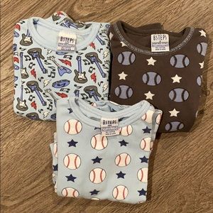 Lot 3 boys Baby Steps pj sets! Light use 18m + 2T